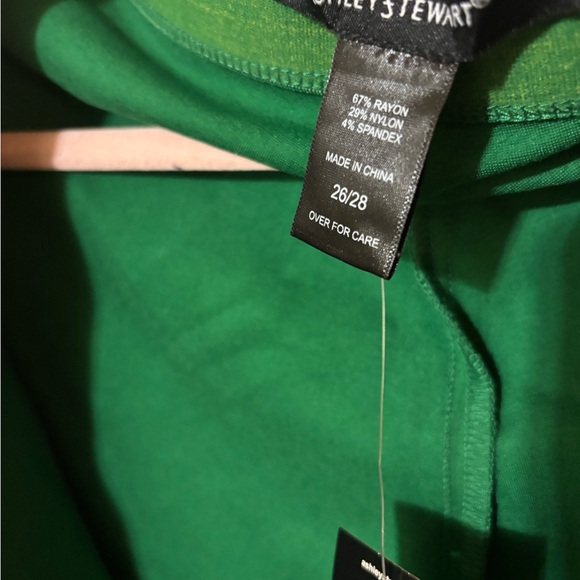 Ashley Stewart By 26 International - Vibrant Green Thick Legging Pants - Picture 4 of 9